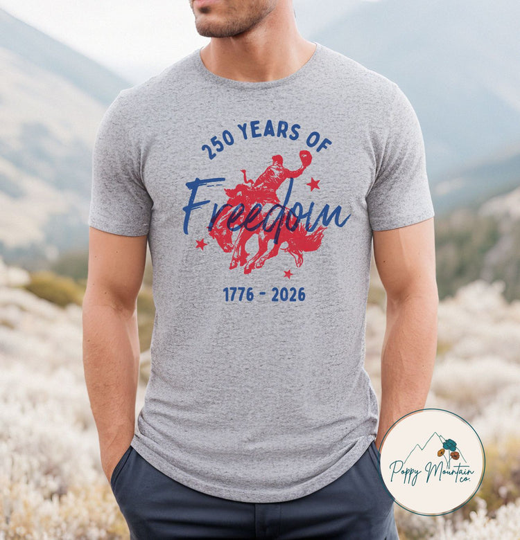 250 Years of Freedom Bull Tee