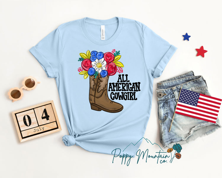 All American Cowgirl Tee