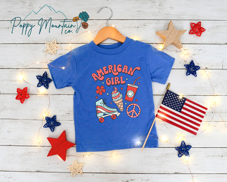 KIDS Retro American Girl Tee