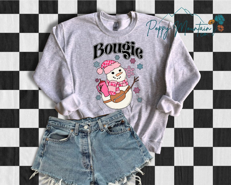 KIDS Bougie Snowman Tee