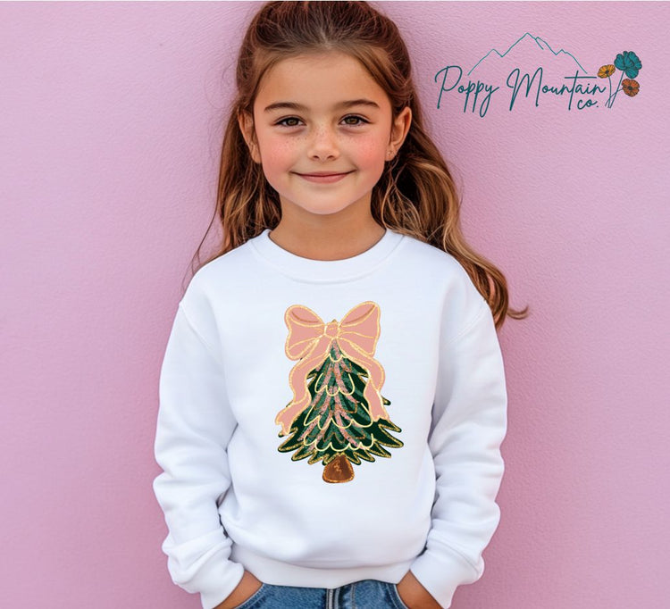 Bow Christmas Tree Tee