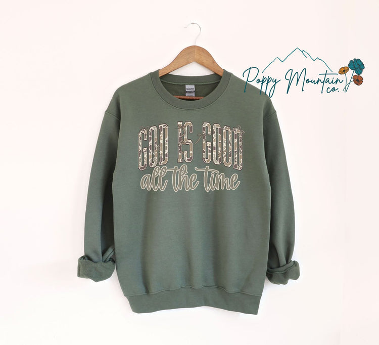 KIDS Camo Bows God is Good Tee