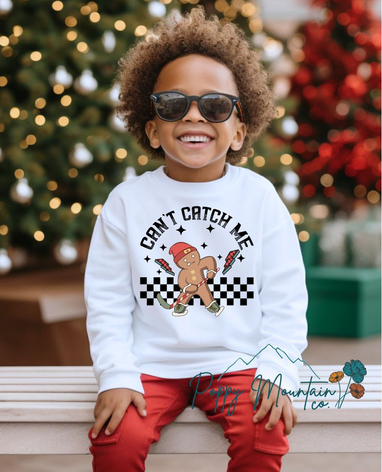 Can't Catch Me Hockey Tee