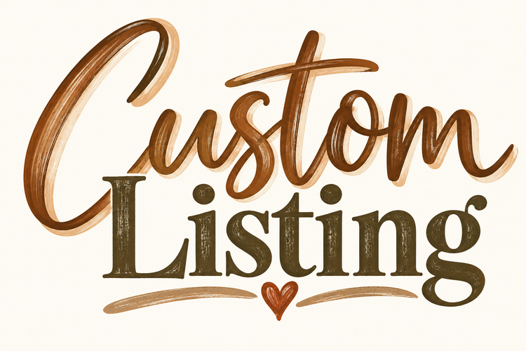 Custom Listing for Melissa C