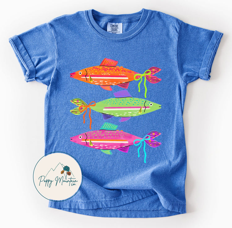 Colorful Fish Trio Tee