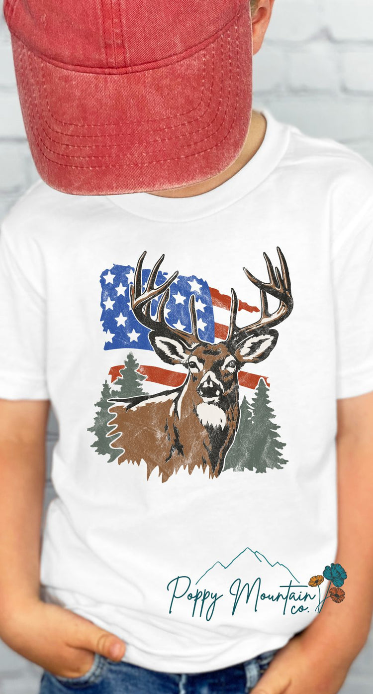 KIDS American Deer Tee