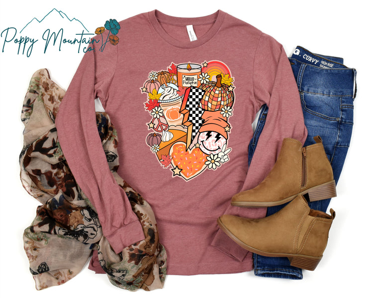 KIDS Fall Lightning Collage Tee