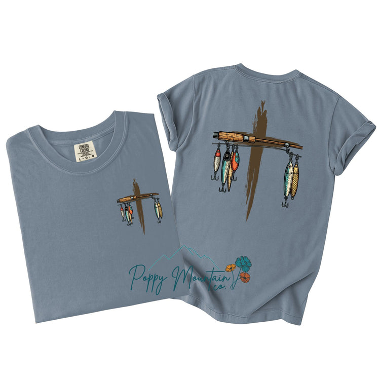 Fishing Lure Cross Tee