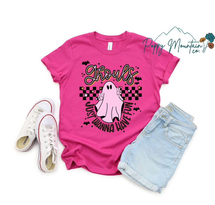KIDS Ghouls Just Wanna Have Fun Tee