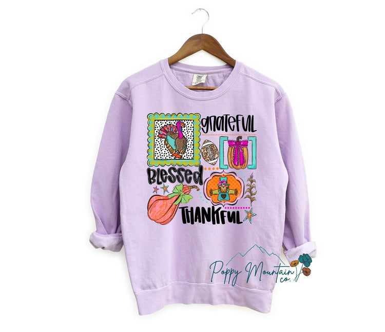 KIDS Grateful Frames Collage Tee