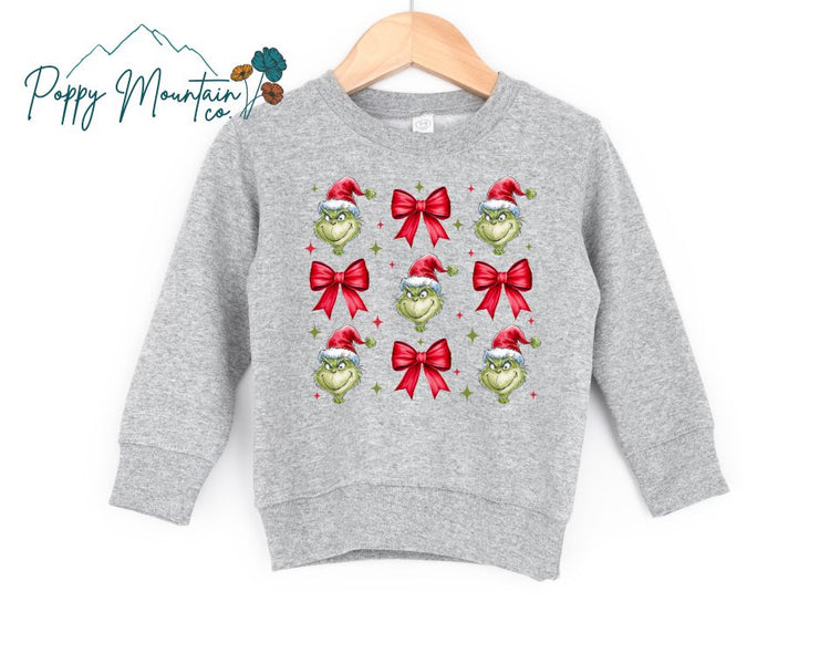 Green Guy Bow Collage Tee