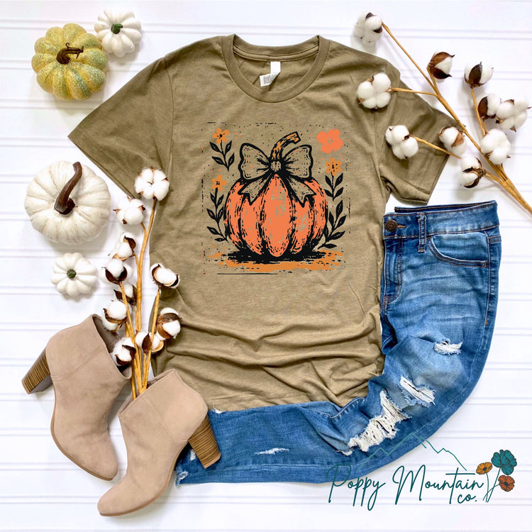 Grunge Pumpkin Tee