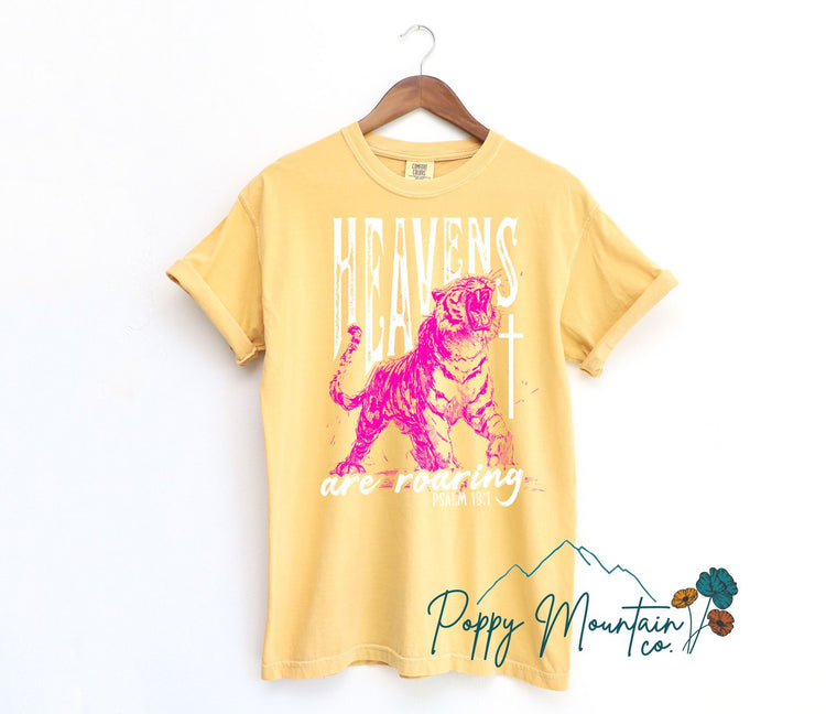 Heavens Are Roaring Tiger Tee