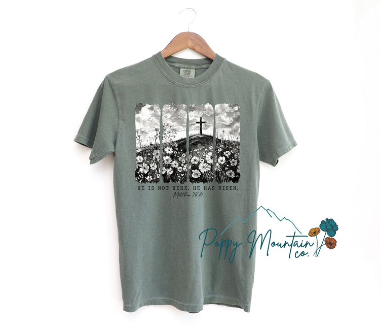 Hilltop He is Risen Tee