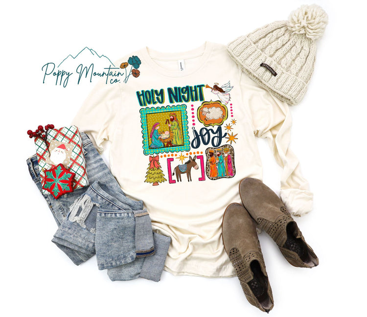 Holy Night Collage Tee