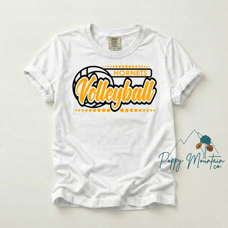 KIDS Hornets Volleyball Dots Tee