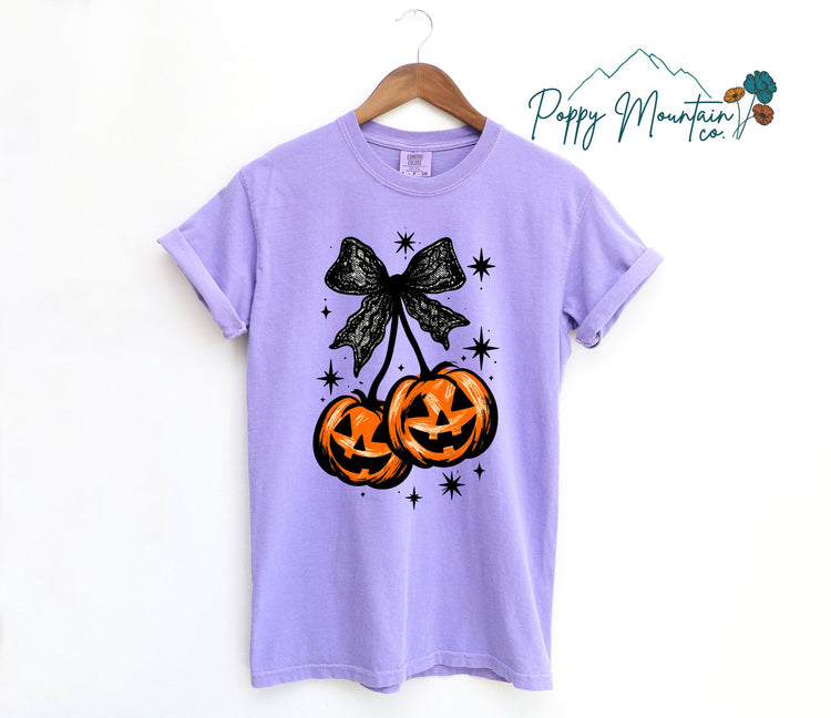 KIDS Jack O Lantern Cherries Tee