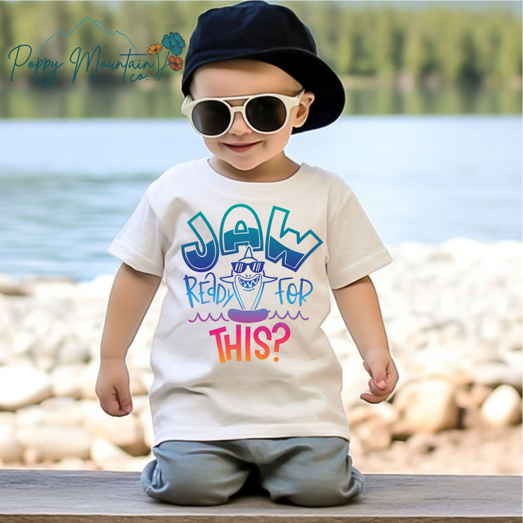 KIDS Jaw Ready for This Shark Tee