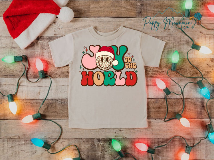 Joy To The World Smiley Tee