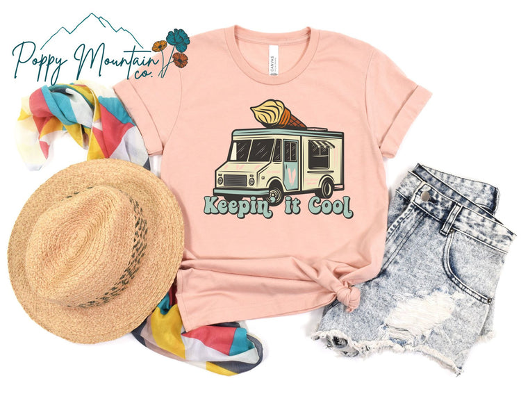 KIDS Keepin' It Cool Ice Cream Truck Tee