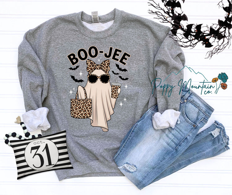 Leopard BooJee Ghost Tee