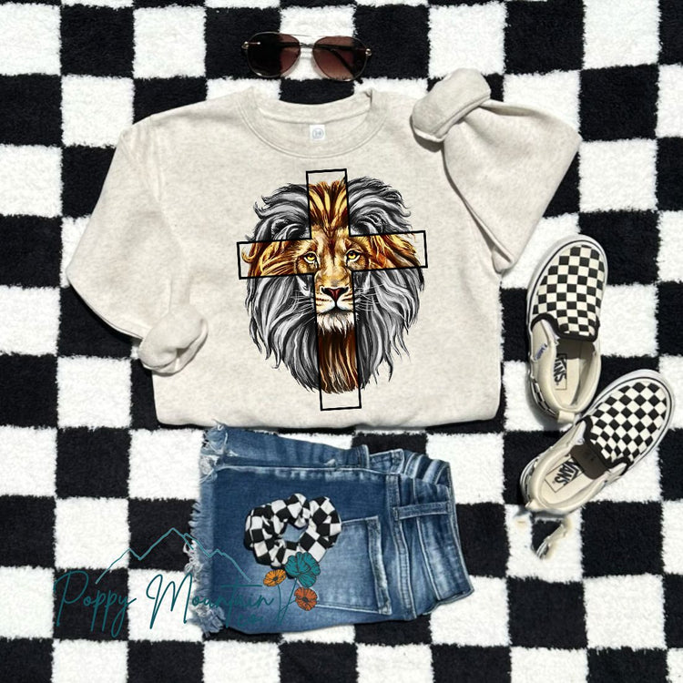 KIDS Lion Cross Tee