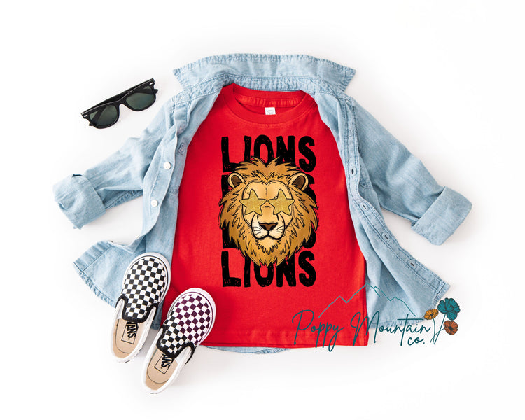 KIDS Preppy Lions Tee