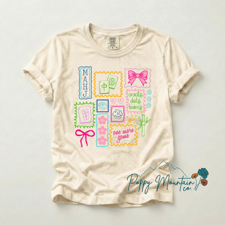 Mahjong Collage Tee