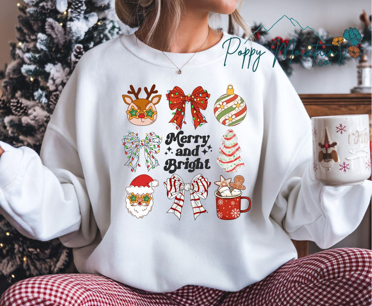 KIDS Merry & Bright Collage Tee