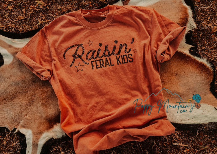 Raisin' Feral Kids Tee
