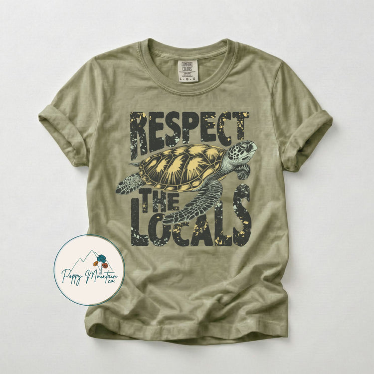 Respect the Locals Turtle Tee