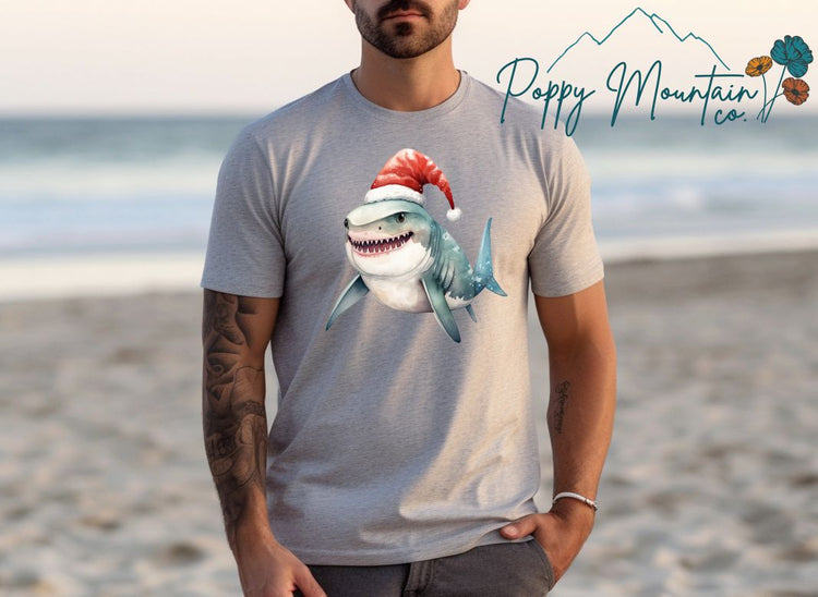KIDS Santa Shark Tee