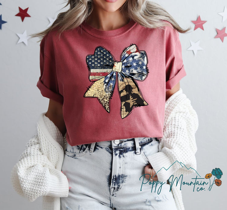 Soldier Salute Bow Tee