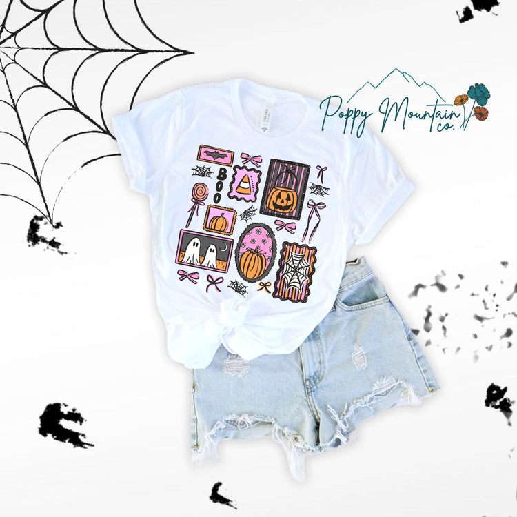 KIDS Spooky Frames Collage Tee