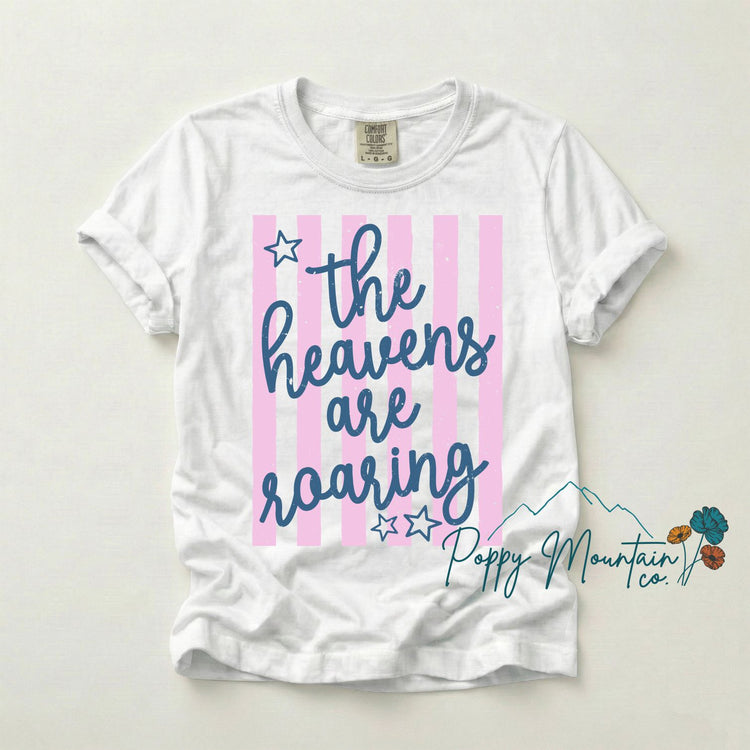 Striped The Heavens Are Roaring Tee
