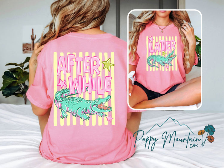 KIDS Striped Later Gator Tee