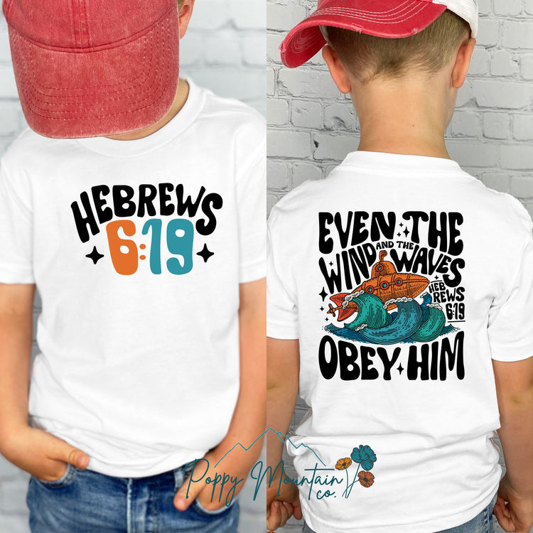 Even the Wind & the Waves Obey Him Submarine Tee