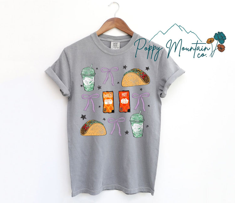 KIDS Taco Bell Bows Collage Tee