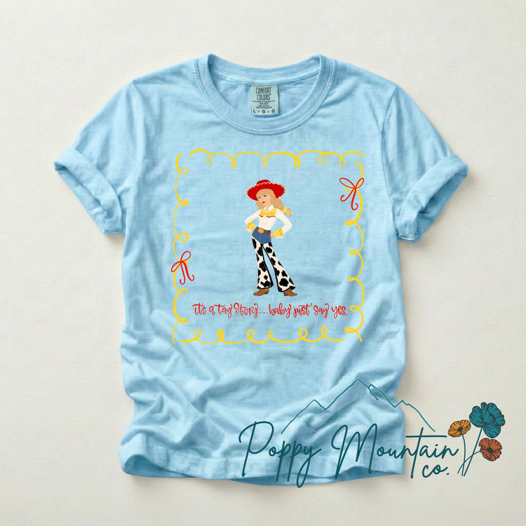 KIDS It's a Tay Story, Baby Just Say Yes Tee