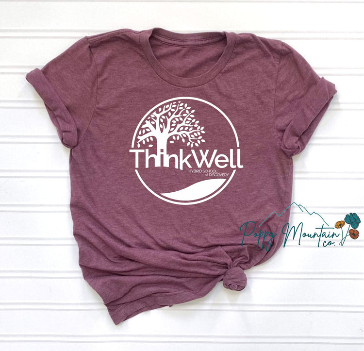 Thinkwell White Logo Tee