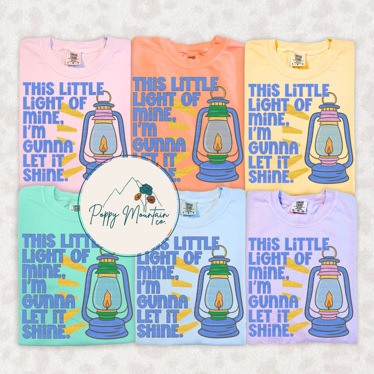 KIDS This Little Light of Mine I'm Gunna Let It Shine Tee