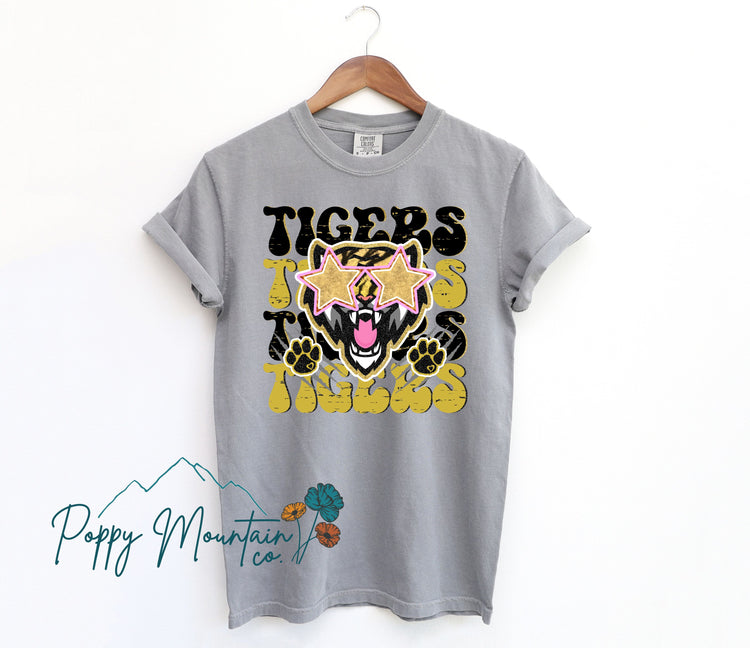 Preppy Pink Tigers Tee