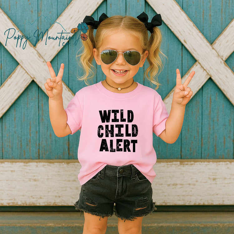 KIDS Wild Child Alert Tee