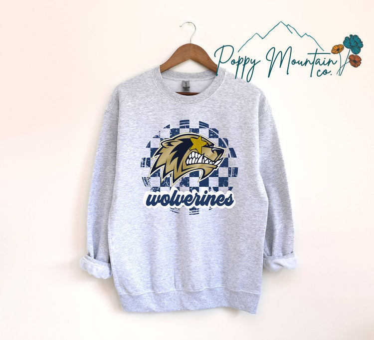 Wolverines Check Tee