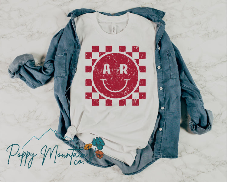 KIDS Arkansas Smiley Tee