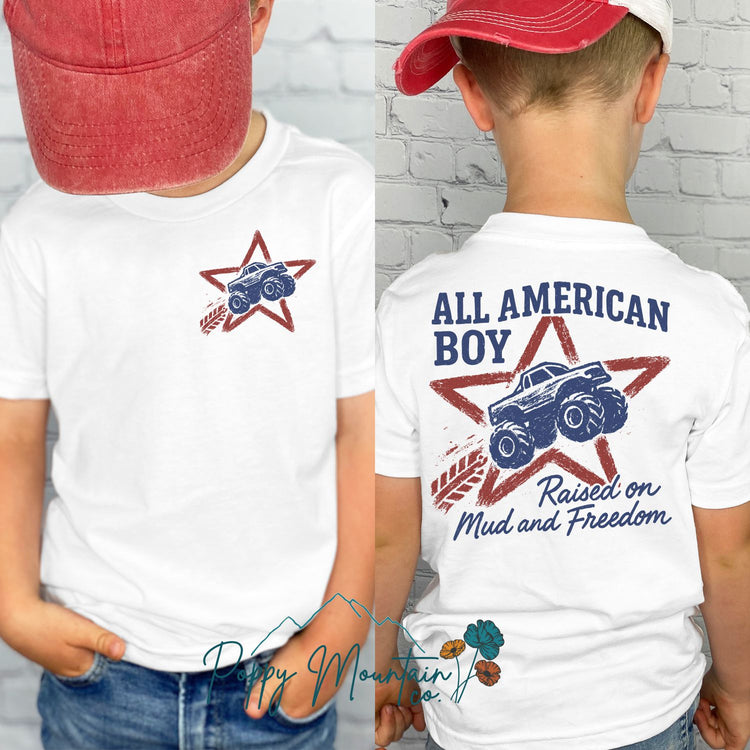 KIDS Raised on Mud And Freedom Tee