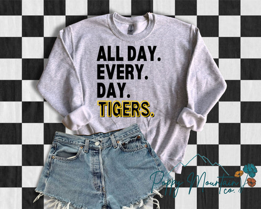 All Day Every Day Tigers Tee