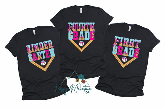 KIDS Back To School Drip Grade Tee
