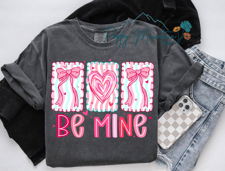 Be Mine Bows and Hearts Tee