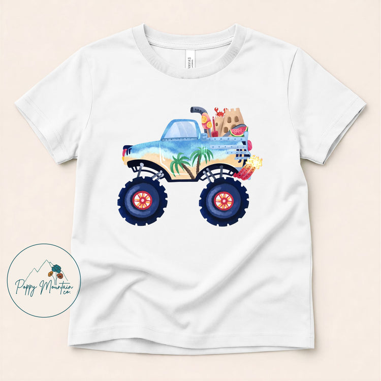 KIDS Beach Monster Truck Tee